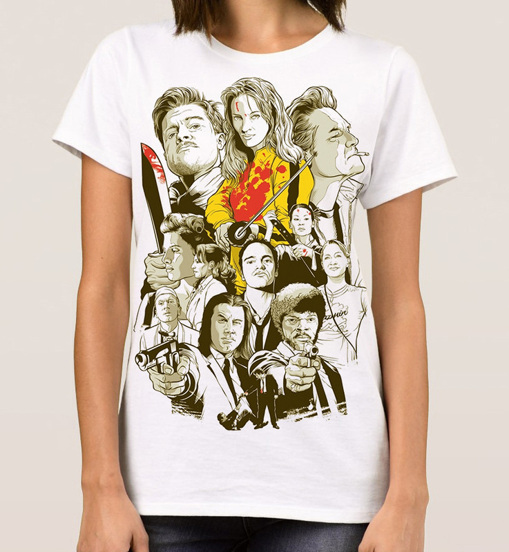 

Футболка женская Dream Shirts Фильмы Тарантино белая S, Белый, Фильмы Тарантино