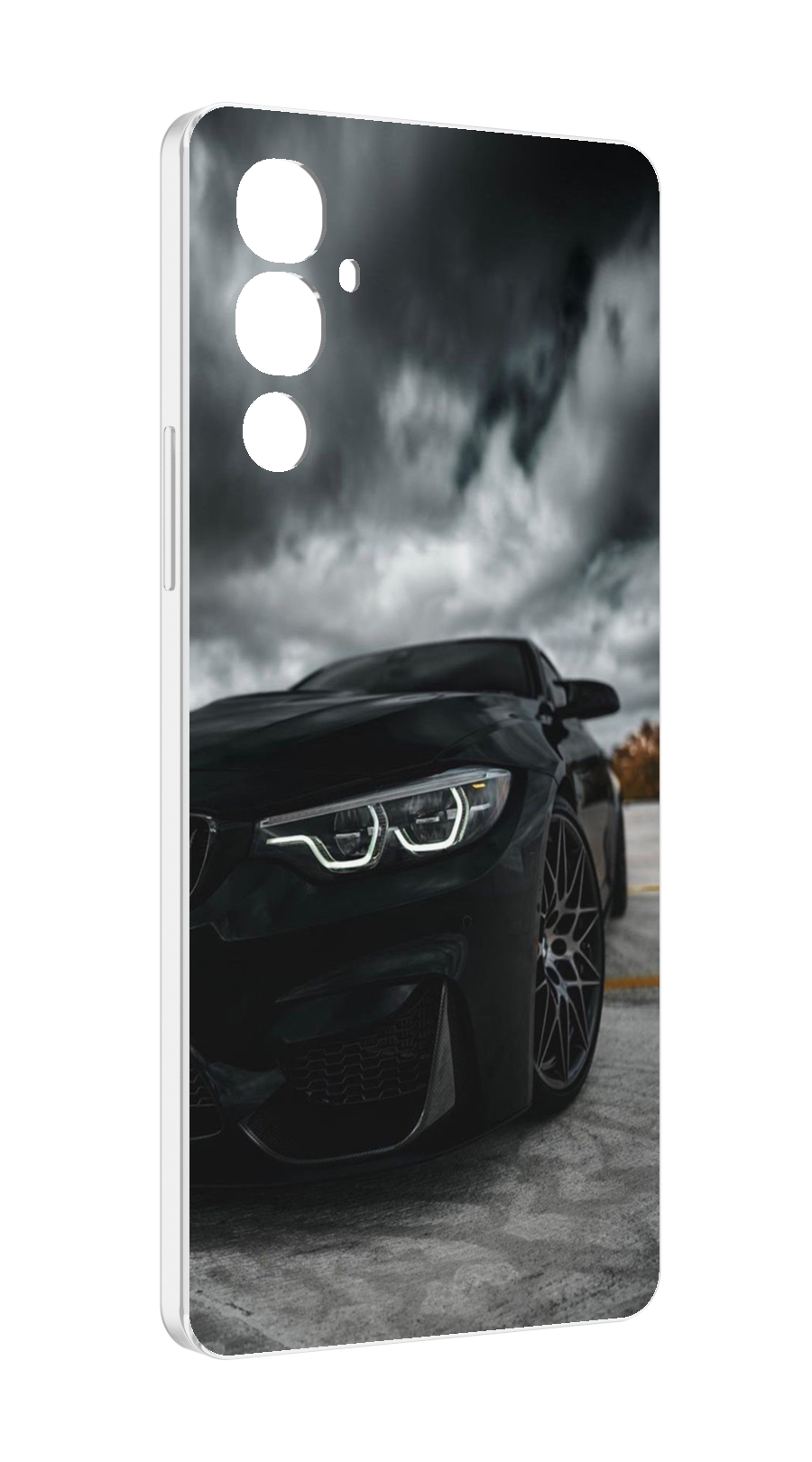 

Чехол MyPads бмв М3 мужской для Tecno Pova 4, Прозрачный, Tocco
