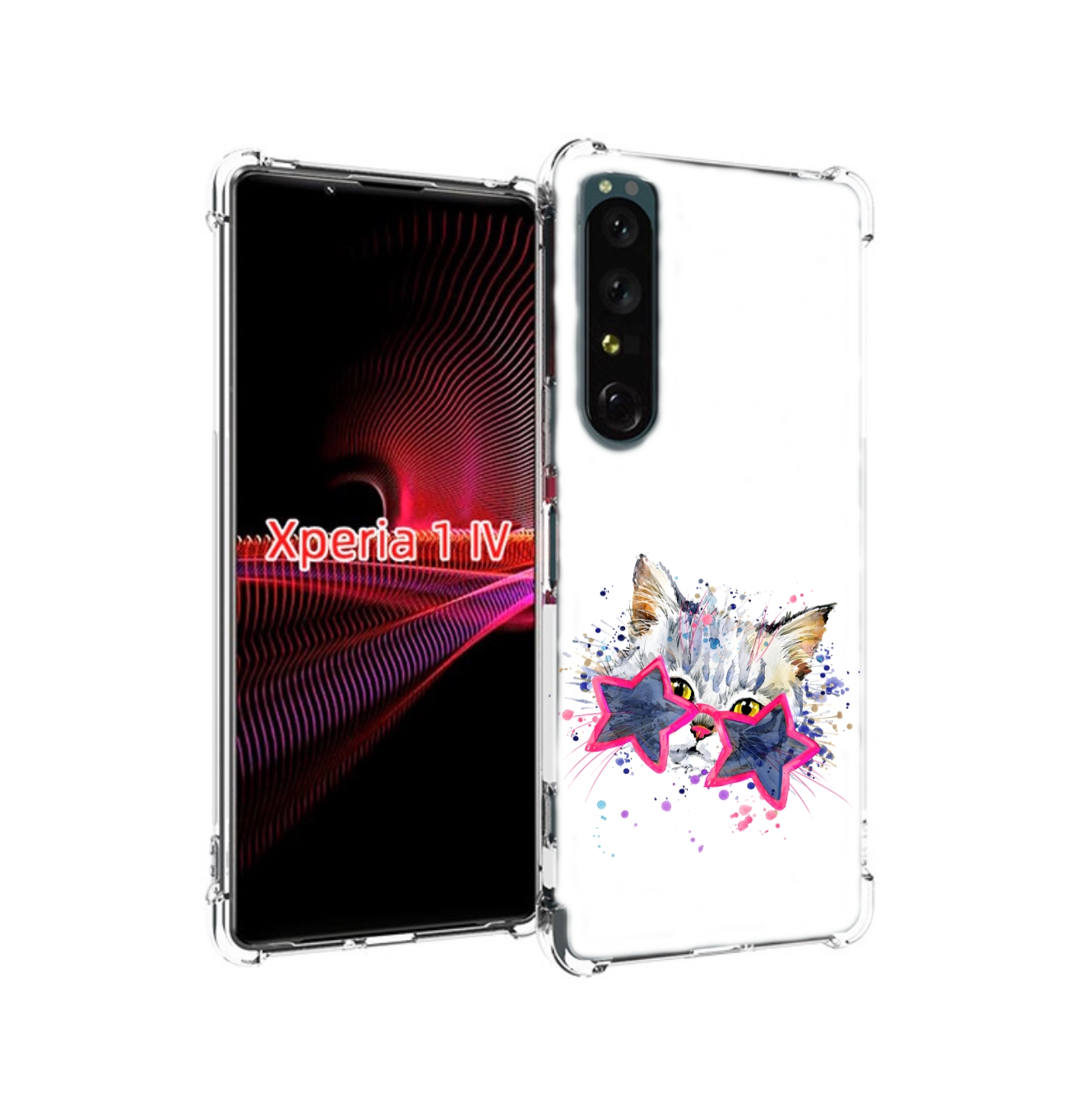 

Чехол накладка MyPads звездные очки для Sony Xperia 1 IV, Прозрачный, Tocco