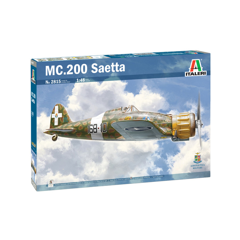 Сборная модель Italeri 1/48 Истребитель MC.200 Saetta 2815 600010740131