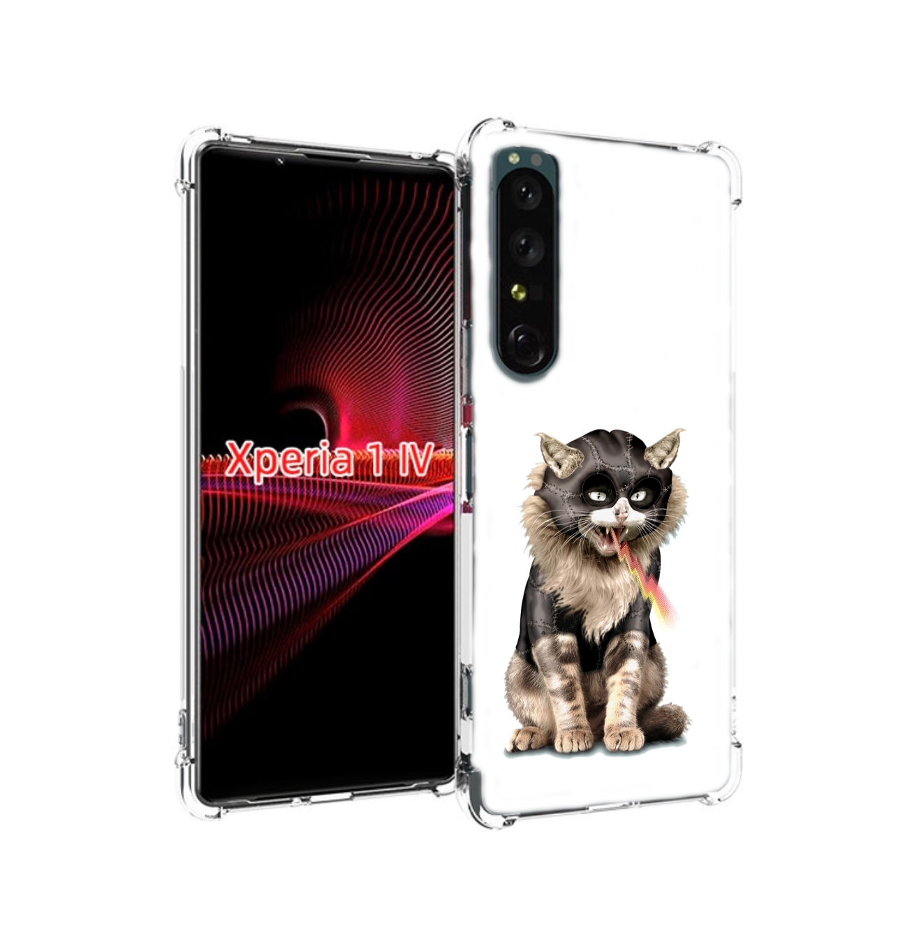 

Чехол накладка MyPads дьяволский кот для Sony Xperia 1 IV, Прозрачный, Tocco