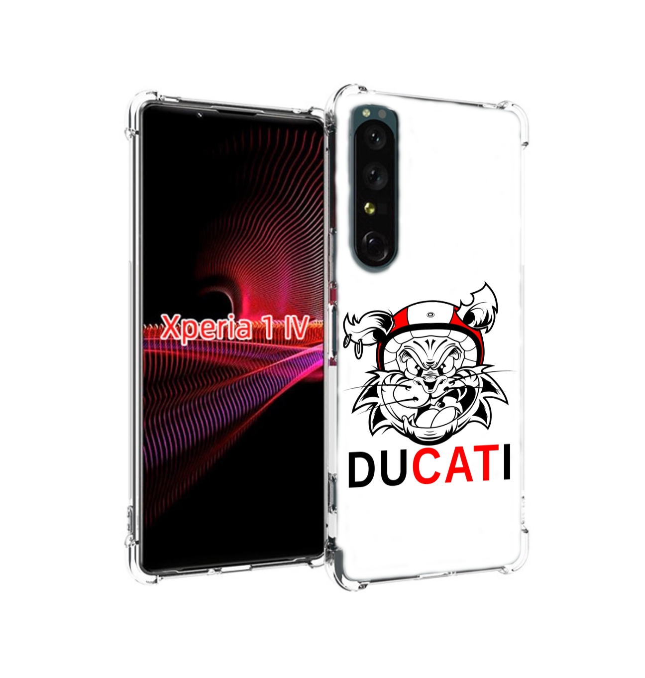 

Чехол накладка MyPads дукати для Sony Xperia 1 IV, Прозрачный, Tocco