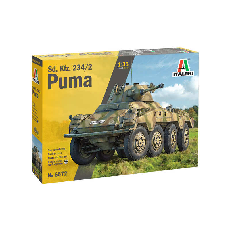 

Сборная модель Italeri 1/35 Бронеавтомобиль Sd.Kfz. 234/2 Puma 6572