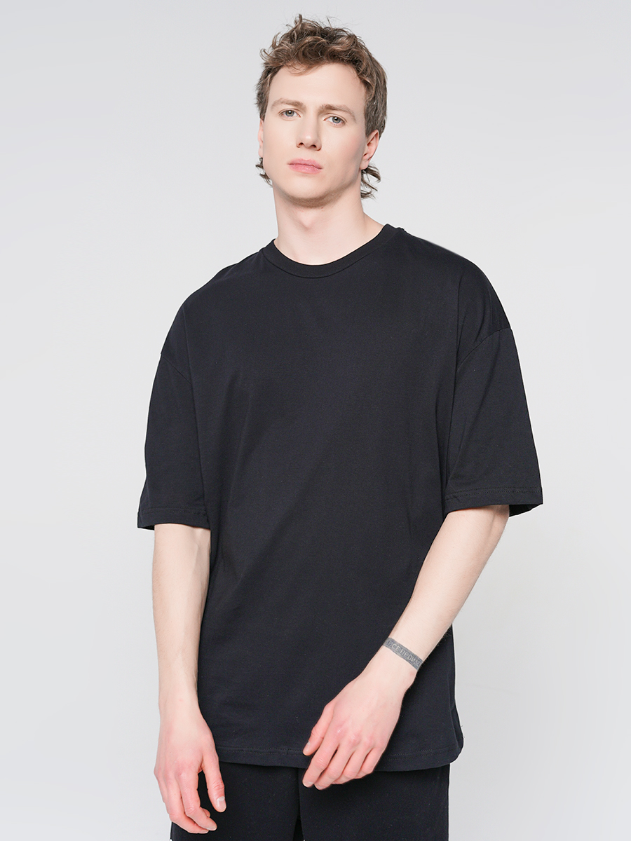 

Футболка мужская ТВОЕ 90381 черная XXL, 90381
