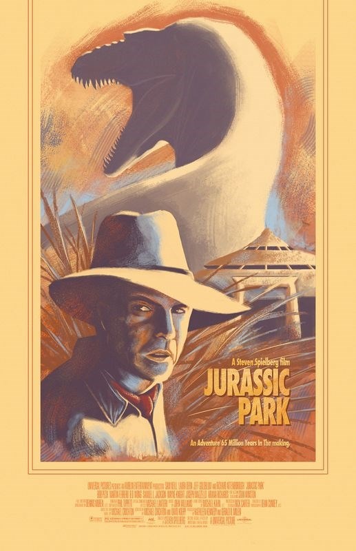

Постер к фильму "Парк Юрского периода" (Jurassic Park) Оригинальный 27,9x43,2 см