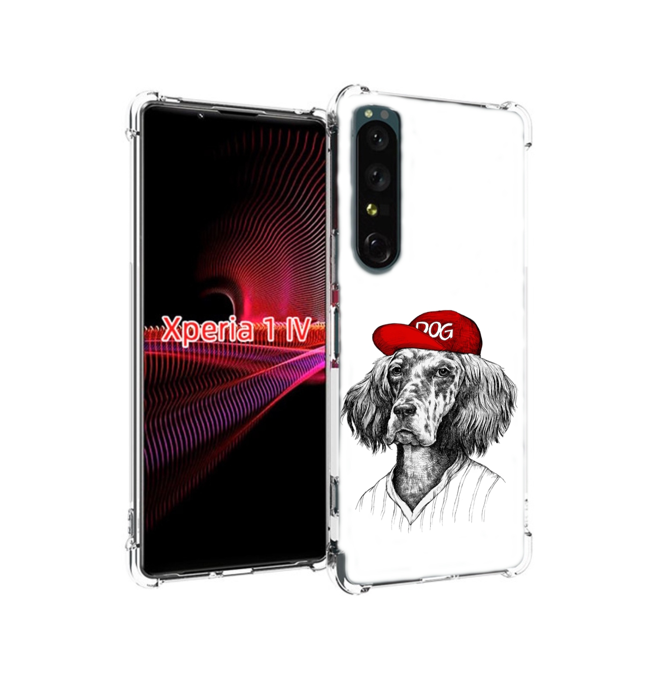 

Чехол накладка MyPads дог для Sony Xperia 1 IV, Прозрачный, Tocco