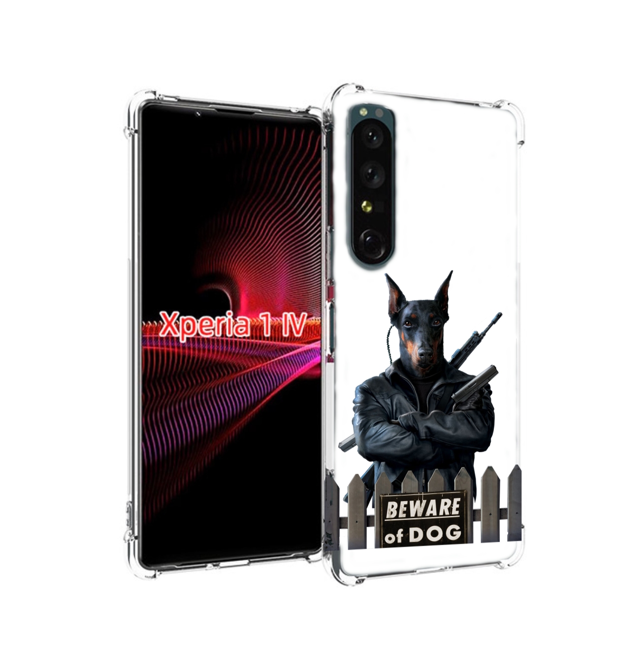 

Чехол накладка MyPads доберман для Sony Xperia 1 IV, Прозрачный, Tocco