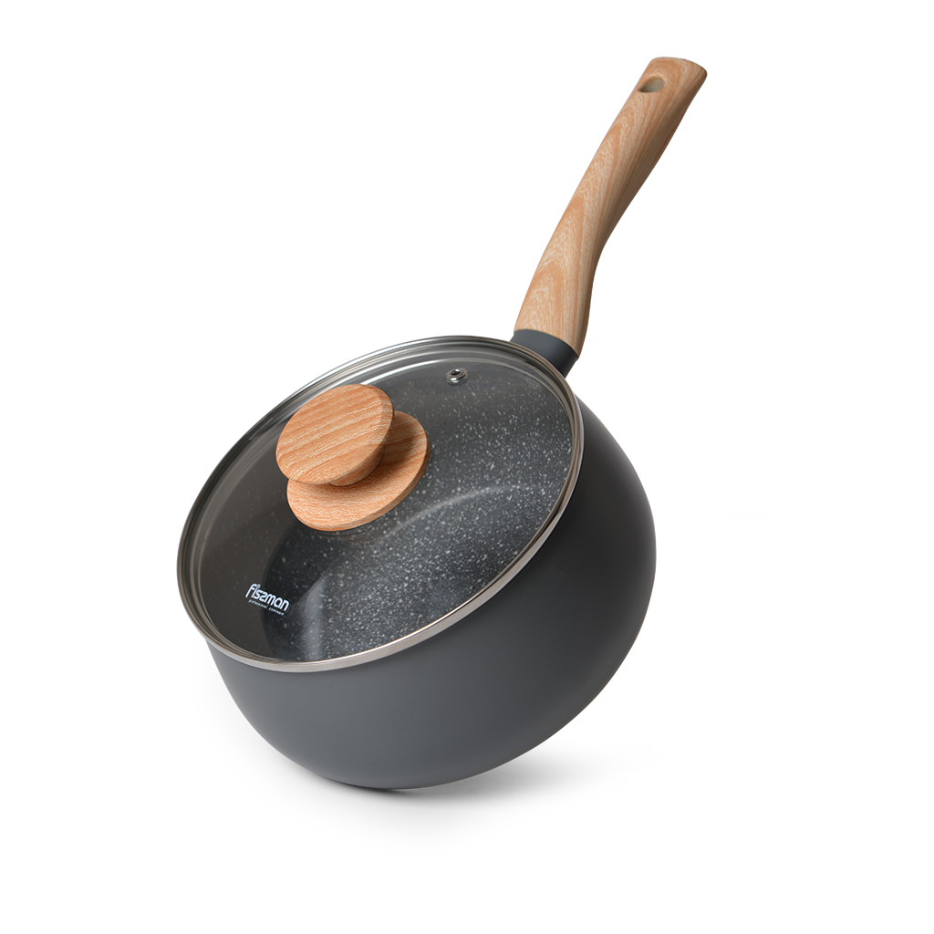 

Ковш индукционный FISSMAN Lana 14497. 18 см 2,3 л., Серый, Ковш индукционный 18 см / 2,3 л Lana