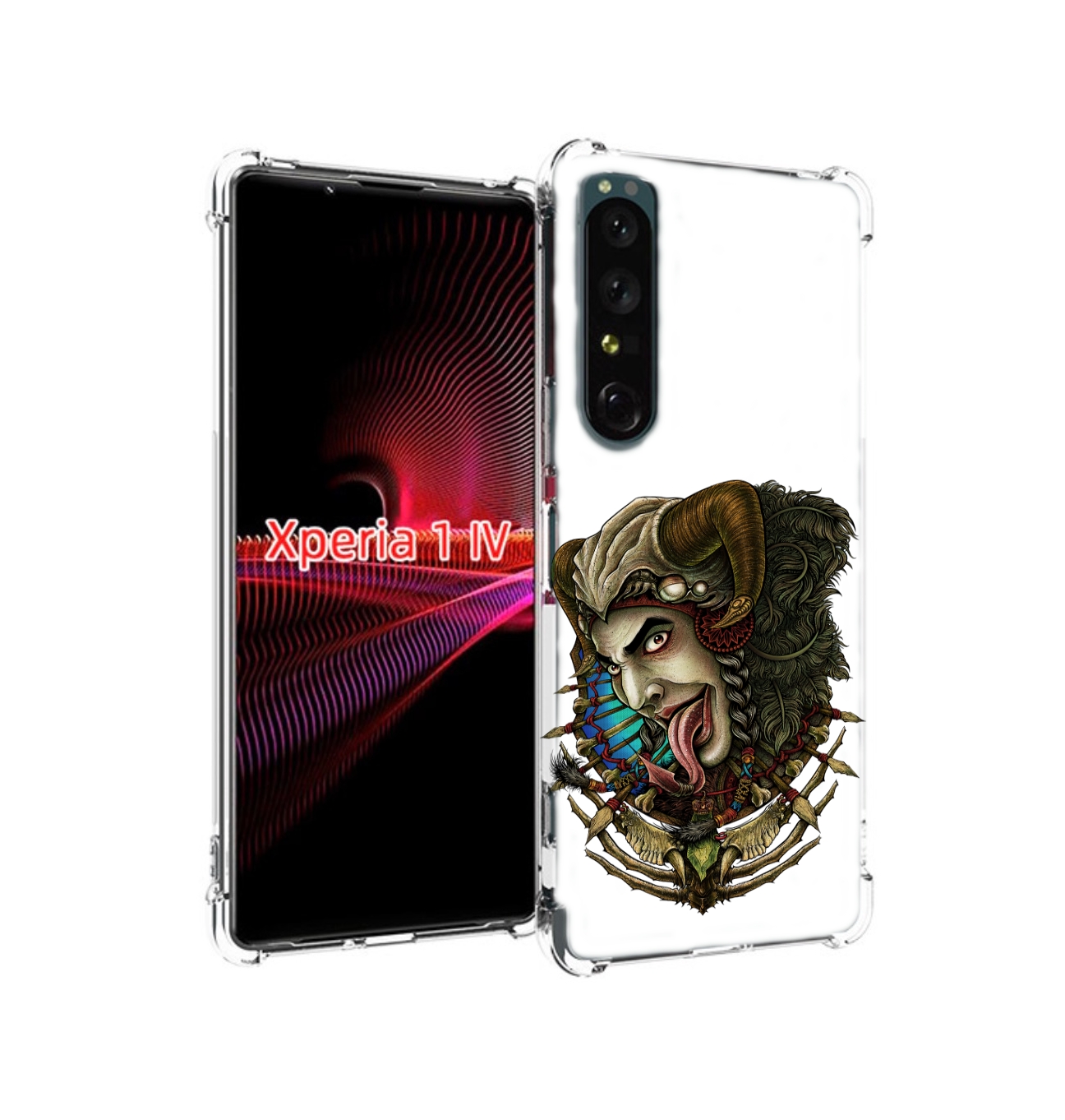 

Чехол накладка MyPads длинный язык для Sony Xperia 1 IV, Прозрачный, Tocco