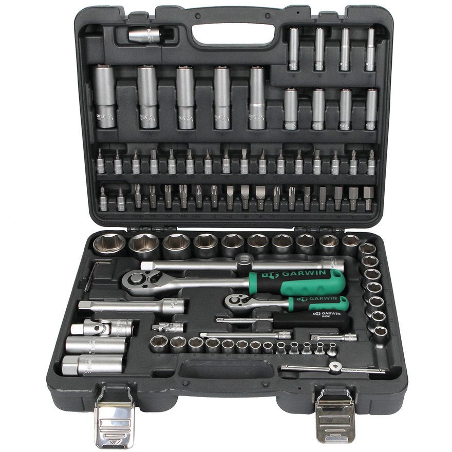 фото Набор ручных инструментов garwin pro gtk-0103094 1/4'' и 1/2'' 6 гр. 94 предмета