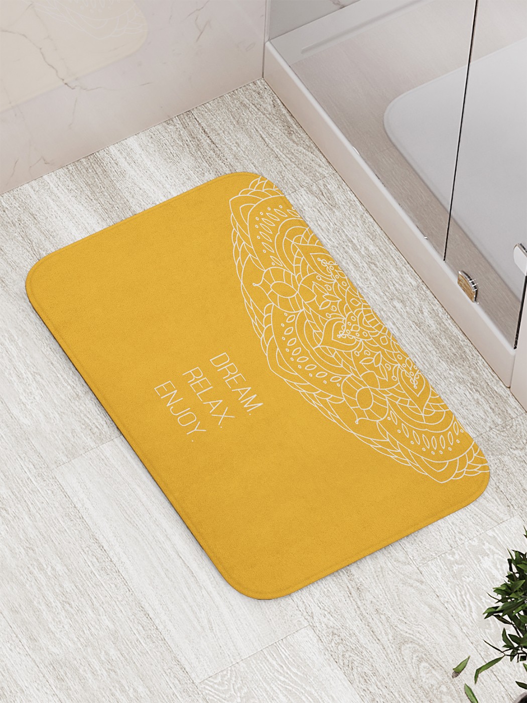 

Коврик противоскользящий для ванной, сауны, бассейна, 77х52 см bath_77307 JoyArty