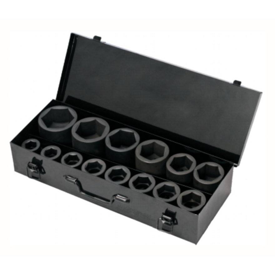 

Набор ударных головок GARWIN PRO 626557-1 глубоких 1'' 14 пр. 22-60 мм