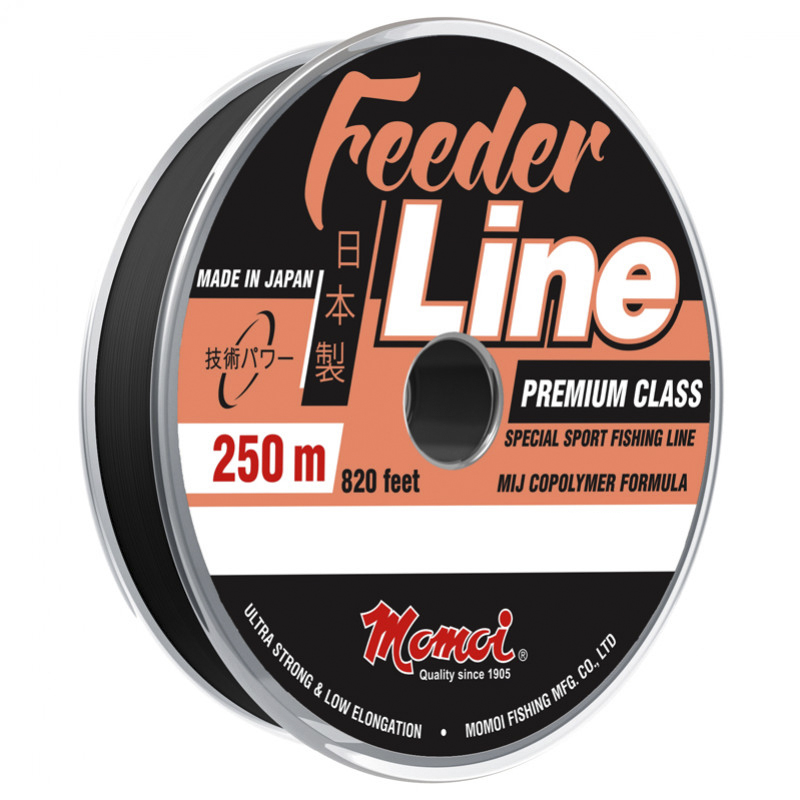 

Леска Momoi Fishing "Feeder Line SPORT", 0,23 мм, 5,5 кг, 250 м, Черный