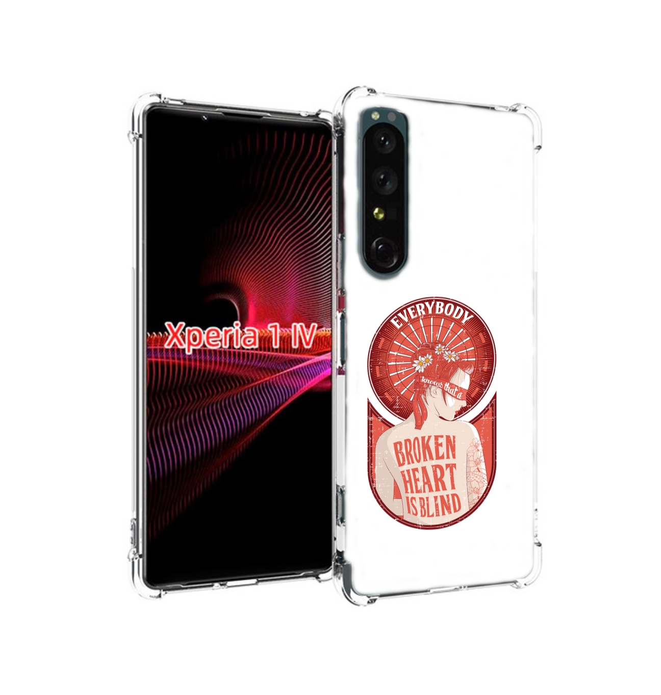 

Чехол накладка MyPads девушка разбитое сердце для Sony Xperia 1 IV, Прозрачный, Tocco