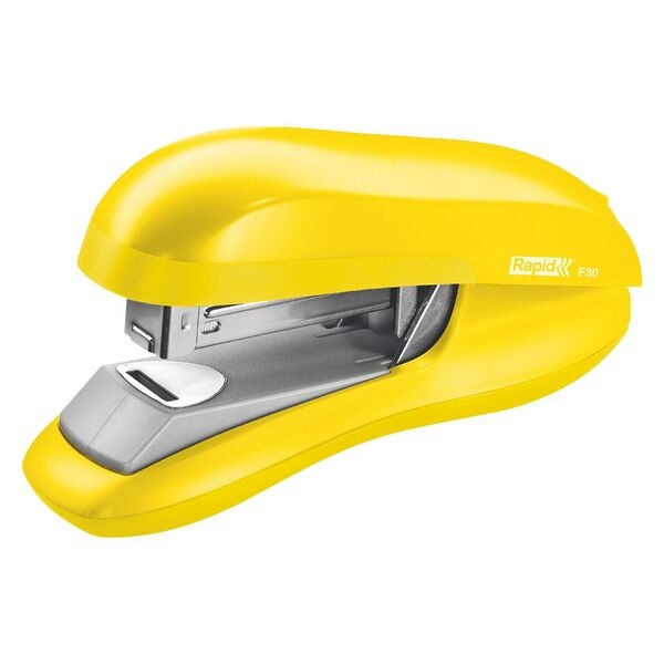 

Степлер настольный Rapid Flatclinch Halfstrip F30 30 листов желтый