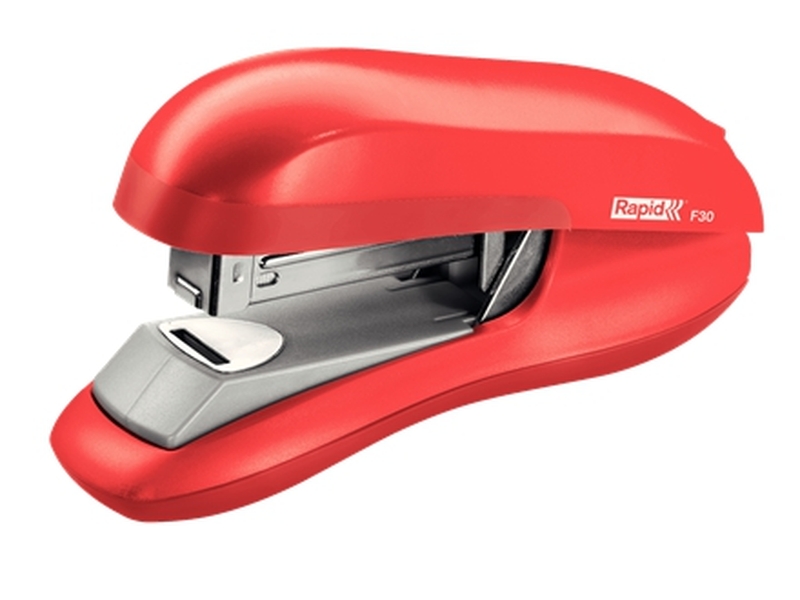 

Степлер настольный Rapid Flatclinch Halfstrip F30 30 листов красный