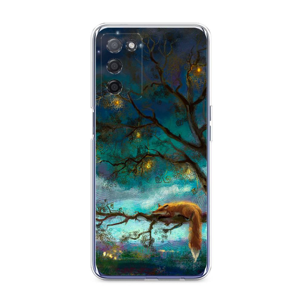 

Силиконовый чехол "Лиса устала" на Oppo A55, 256250-2