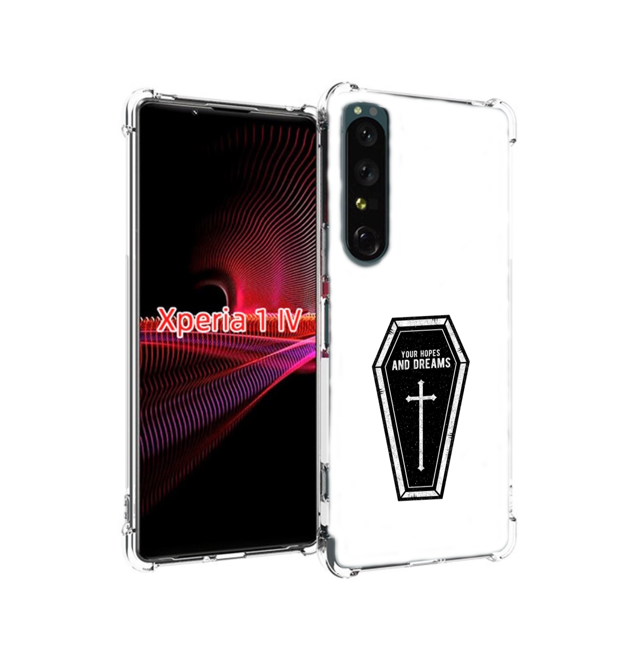 

Чехол накладка MyPads гроб с мечтами для Sony Xperia 1 IV, Прозрачный, Tocco