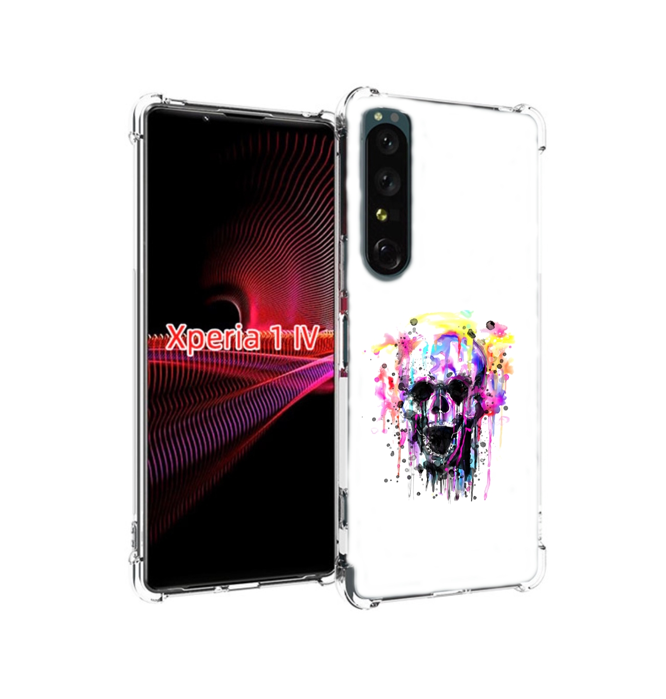 

Чехол накладка MyPads граффити череп для Sony Xperia 1 IV, Прозрачный, Tocco