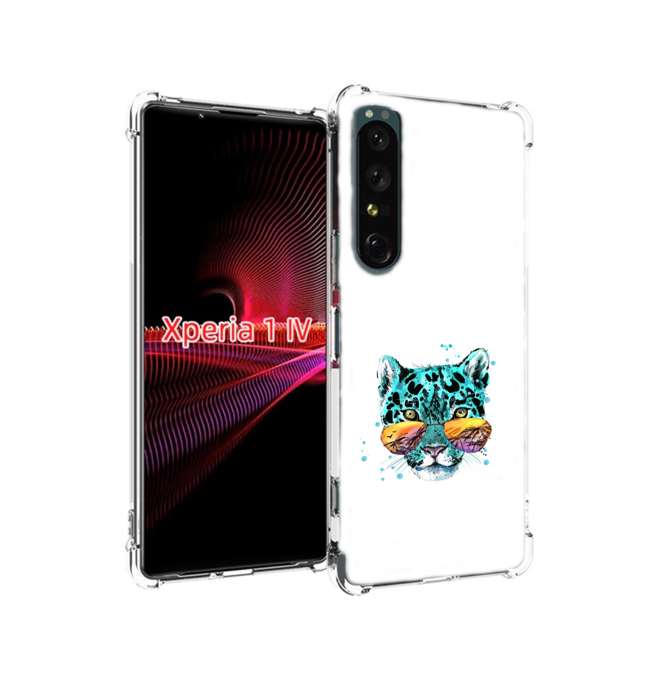 

Чехол накладка MyPads голубой лео для Sony Xperia 1 IV, Прозрачный, Tocco