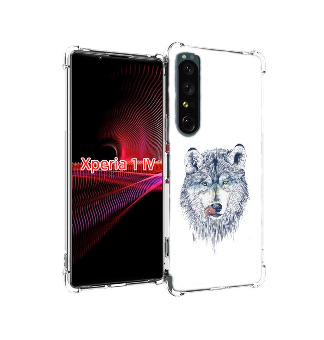 

Чехол накладка MyPads голодгый волк для Sony Xperia 1 IV, Прозрачный, Tocco