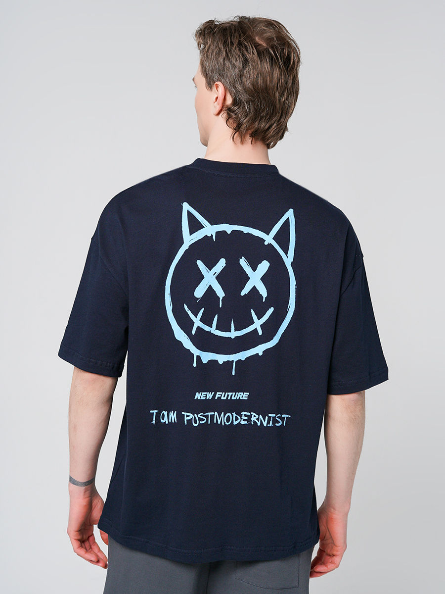 

Футболка мужская ТВОЕ 88019 синяя XXL, 88019