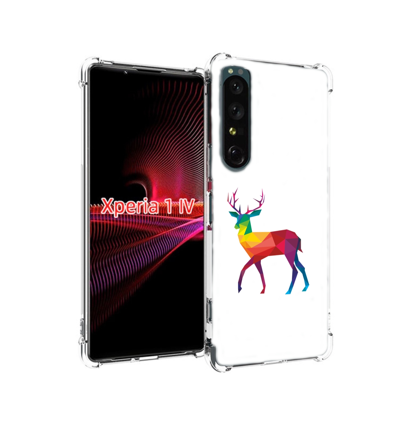 

Чехол накладка MyPads геометрический олень для Sony Xperia 1 IV, Прозрачный, Tocco