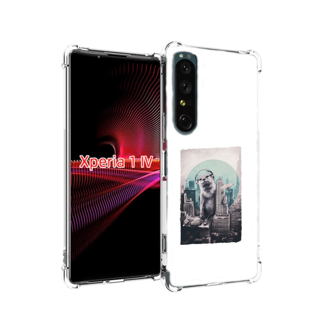 

Чехол накладка MyPads выдра в городе для Sony Xperia 1 IV, Прозрачный, Tocco