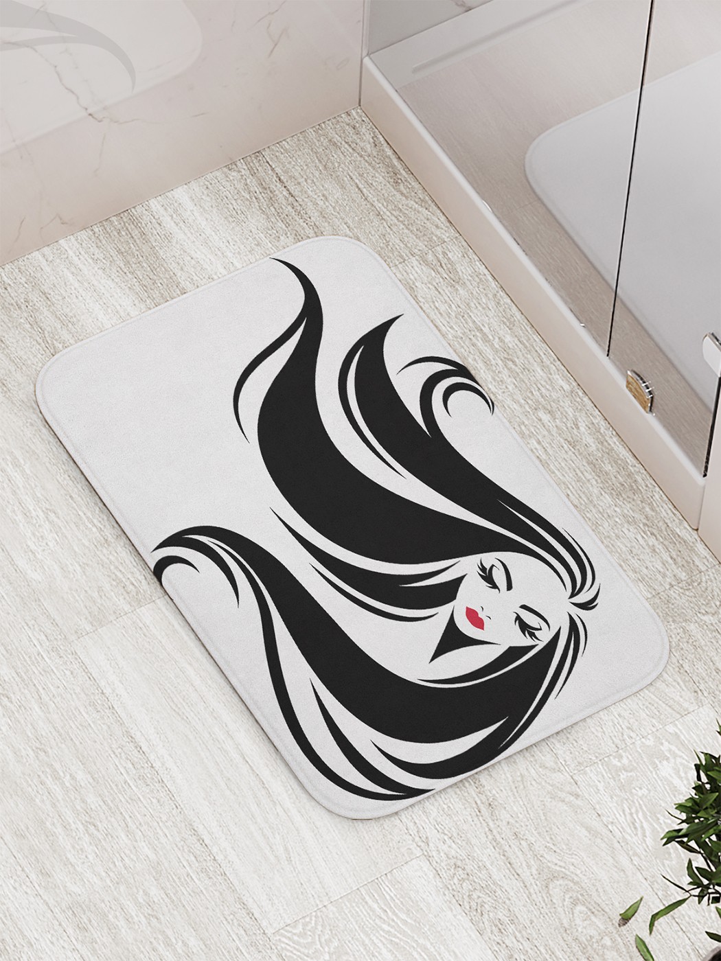 

Коврик противоскользящий для ванной, сауны, бассейна, 77х52 см bath_77233 JoyArty