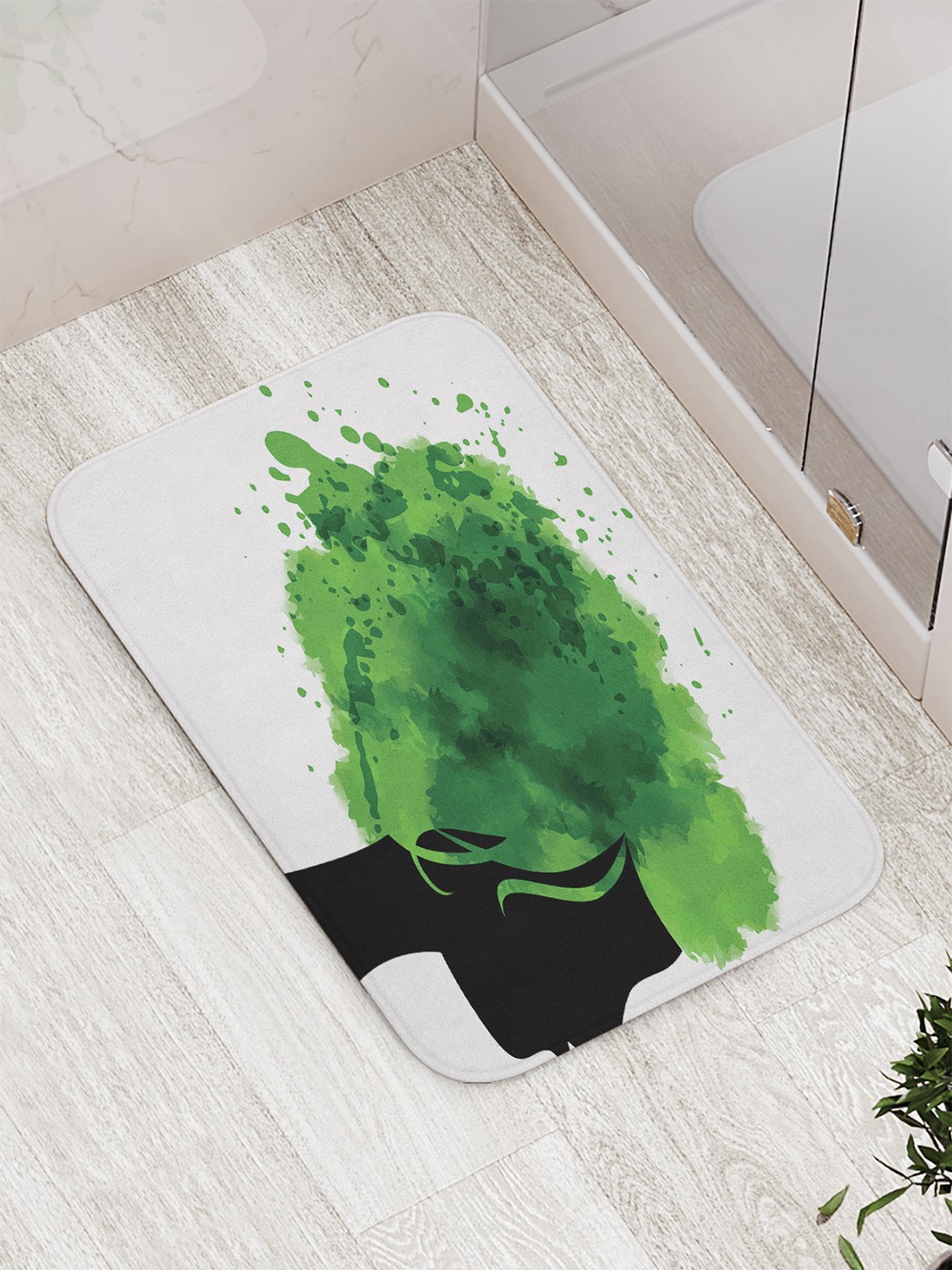 

Коврик противоскользящий для ванной, сауны, бассейна, 77х52 см bath_77220 JoyArty