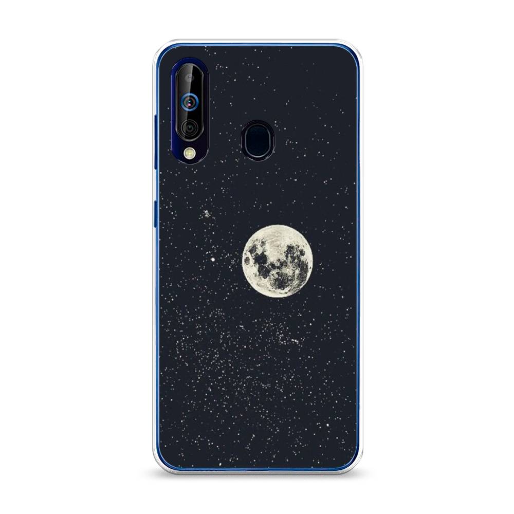 

Чехол на Samsung Galaxy A60 "Полнолуние", Красный, 28250-2