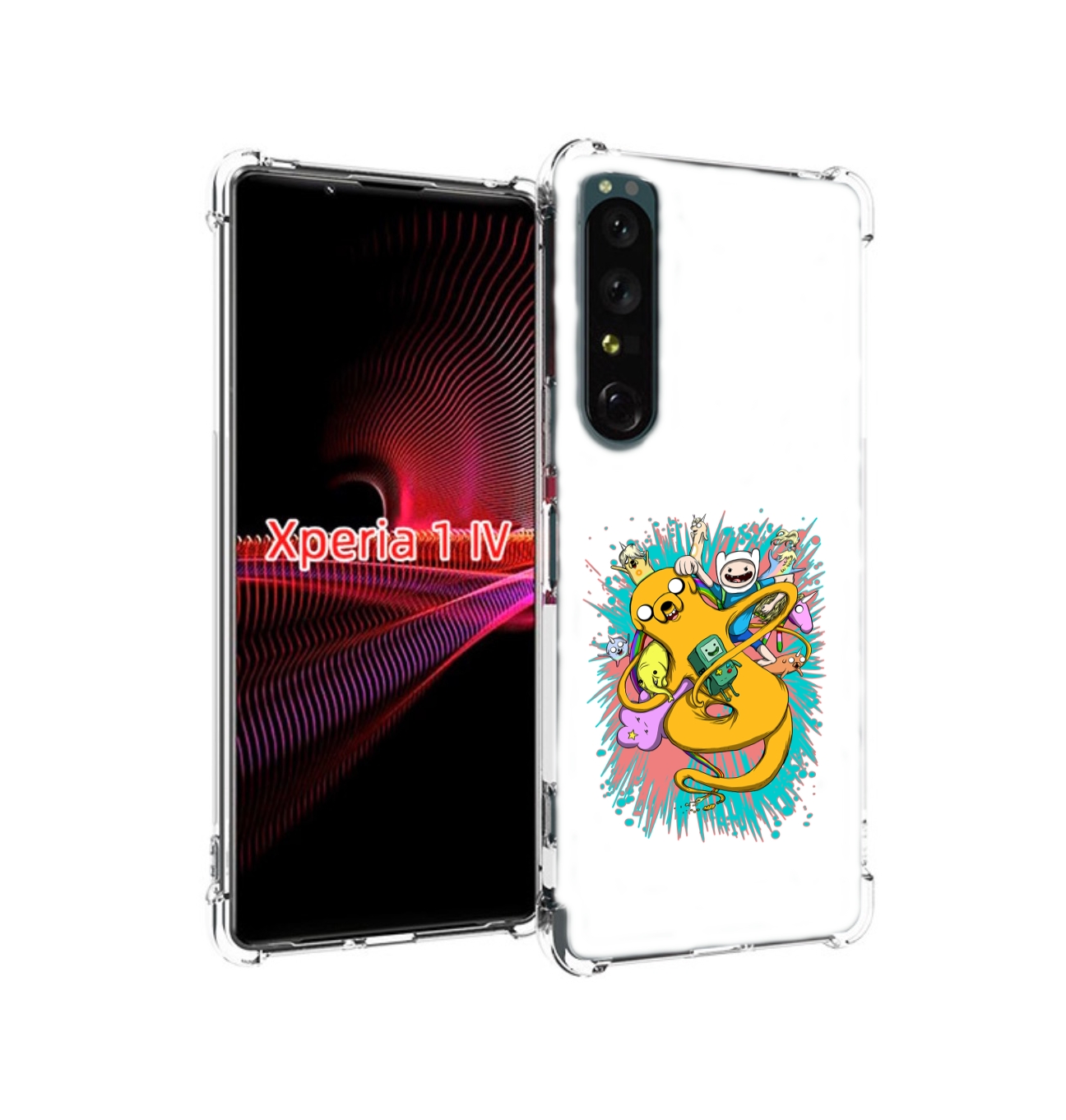 

Чехол накладка MyPads время приключений рисунок для Sony Xperia 1 IV, Прозрачный, Tocco