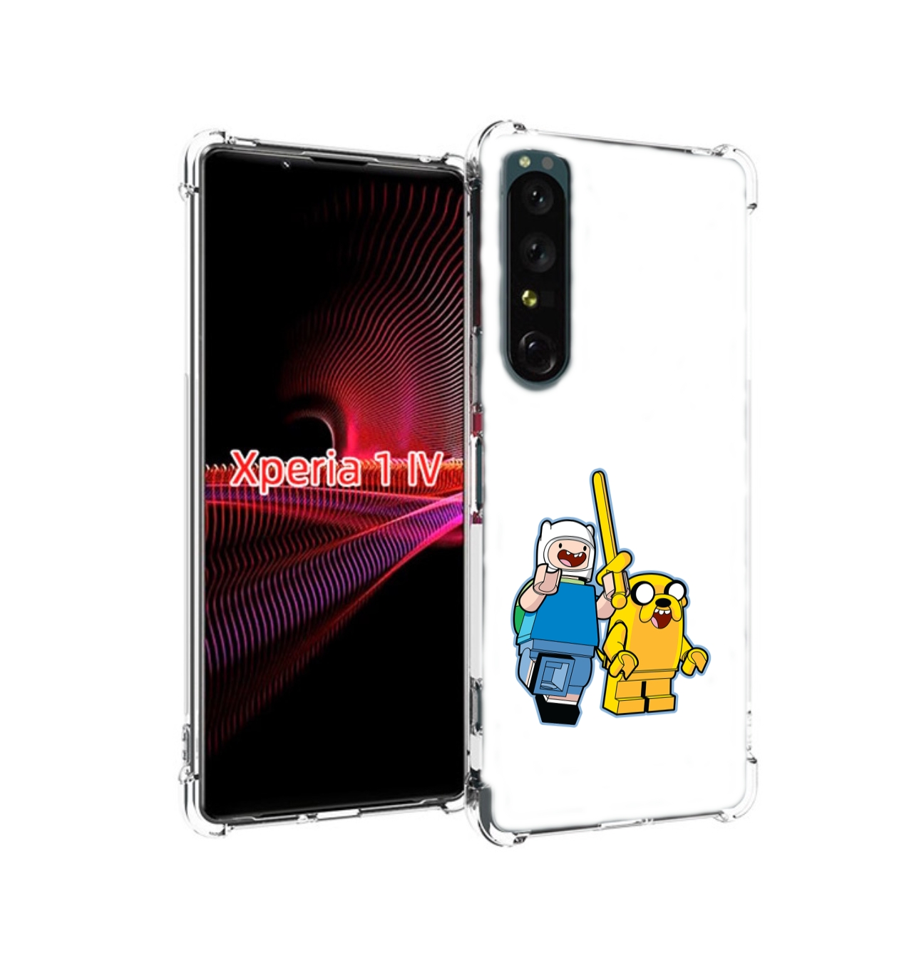 

Чехол накладка MyPads время приключений лего для Sony Xperia 1 IV, Прозрачный, Tocco