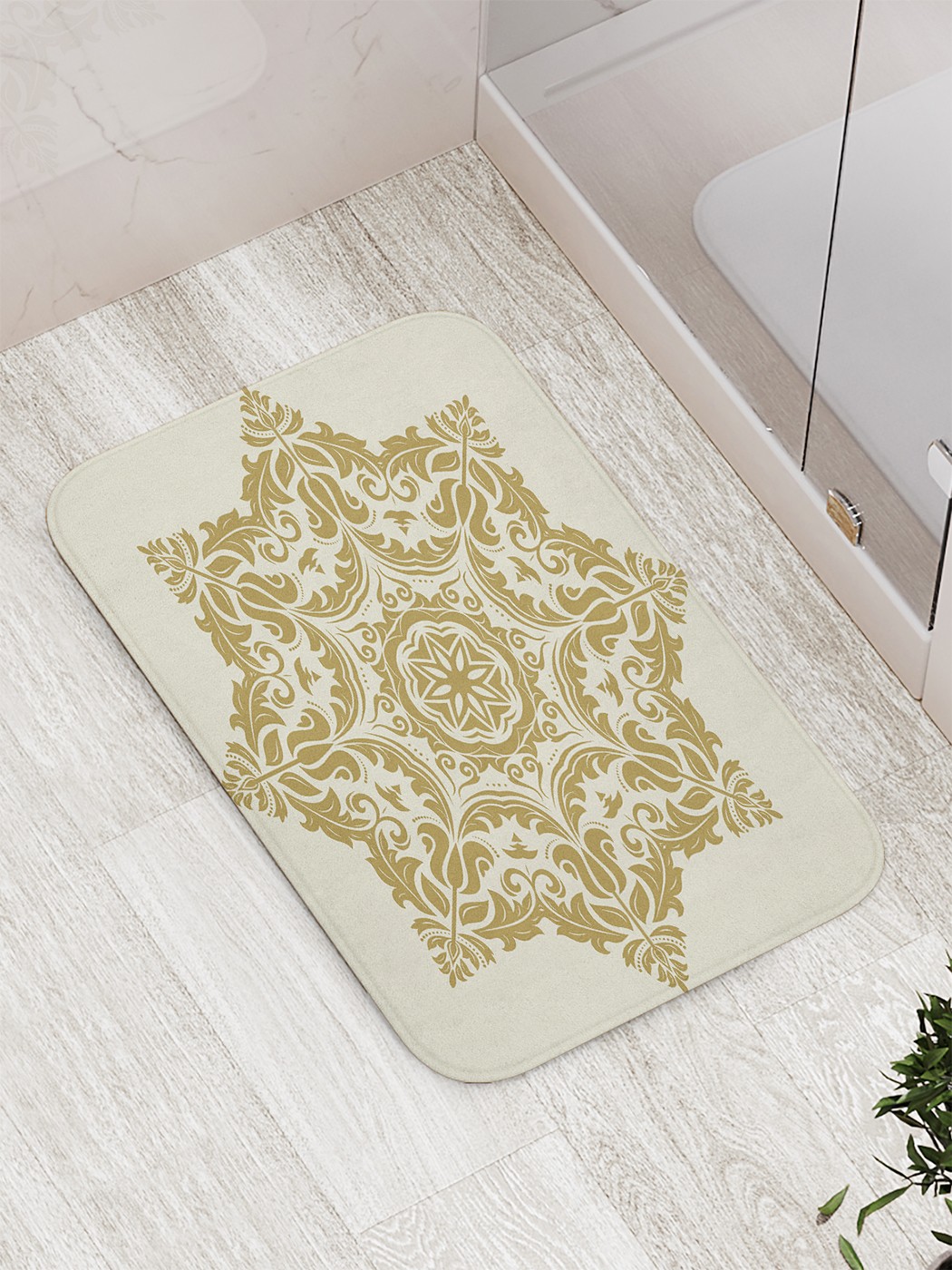 

Коврик противоскользящий для ванной, сауны, бассейна, 77х52 см bath_77207 JoyArty