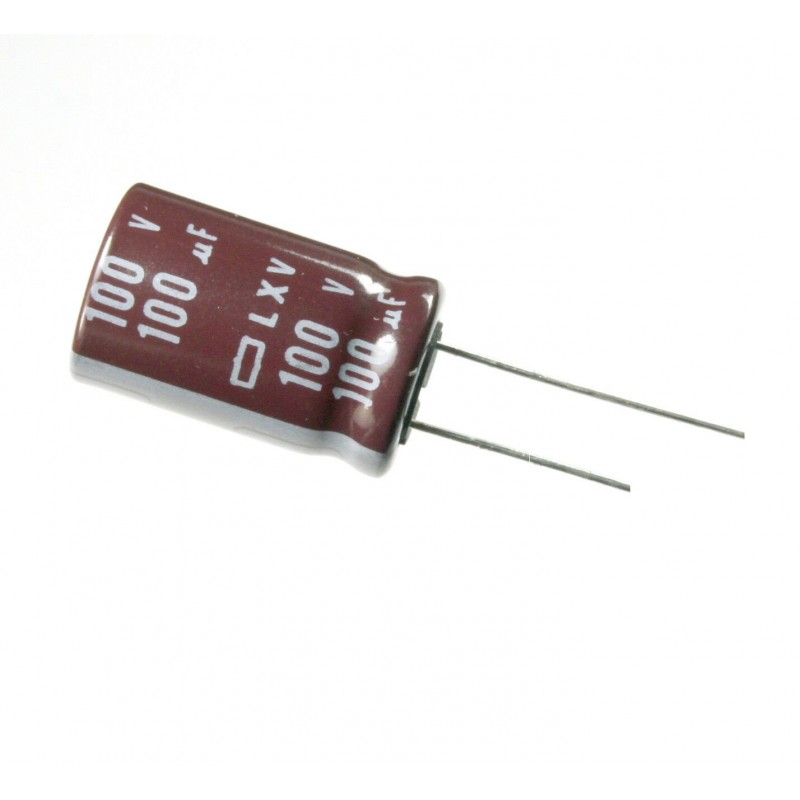 Электролитический конденсатор 100мкФ 160В, 16x26мм (KMF160VB100M) Nippon Chemi-con