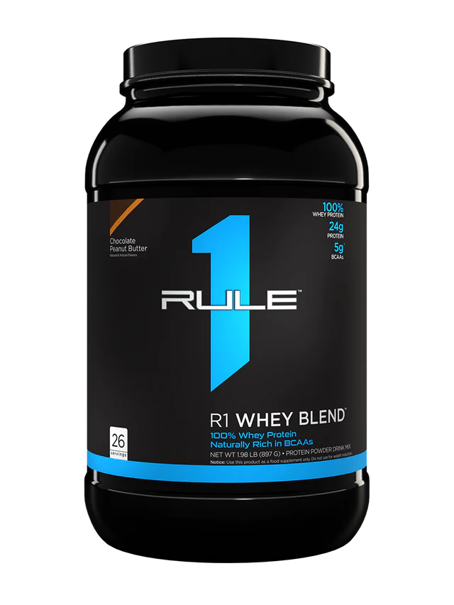 Протеин Rule One Proteins R1 Whey Blend, 900 г, chocolate peanut butter