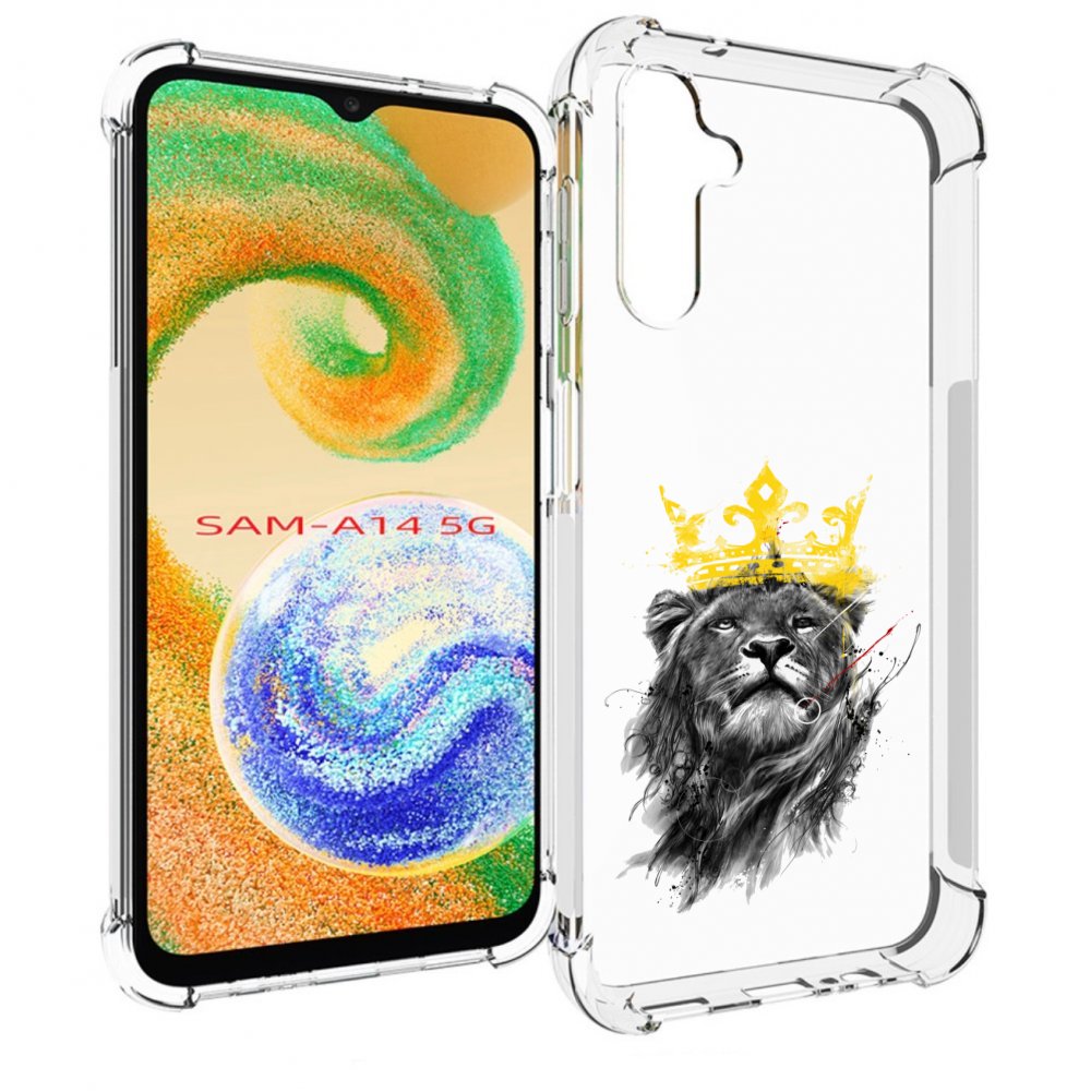 

Чехол MyPads король-лев для Samsung Galaxy A14 5G, Прозрачный, Tocco