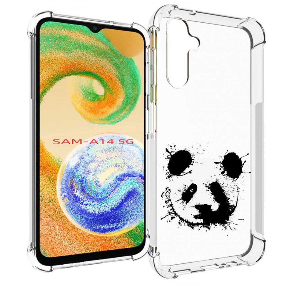 

Чехол MyPads клякса-панда для Samsung Galaxy A14 5G, Прозрачный, Tocco