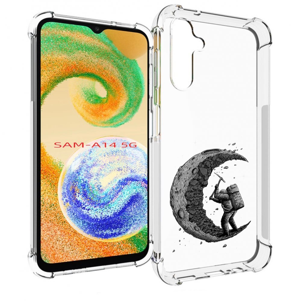 

Чехол MyPads камненная луна для Samsung Galaxy A14 5G, Прозрачный, Tocco