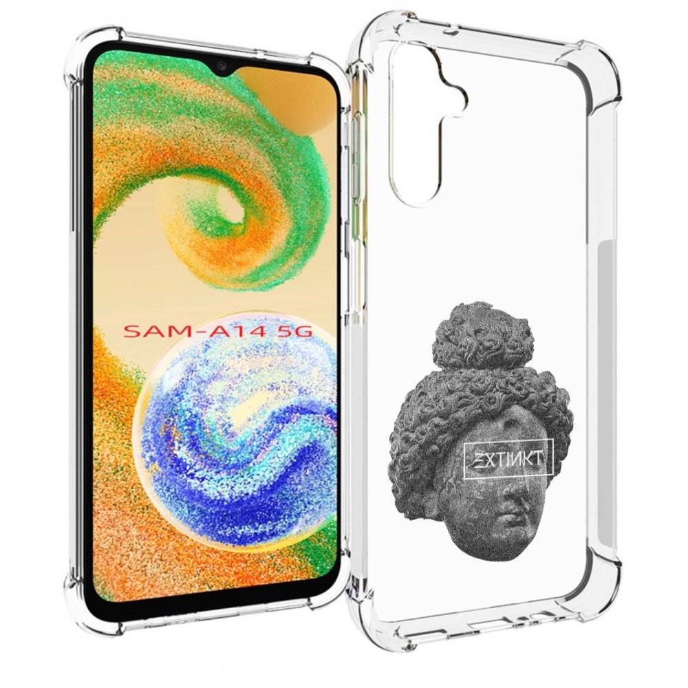 

Чехол MyPads каменное лицо девушки для Samsung Galaxy A14 5G, Прозрачный, Tocco