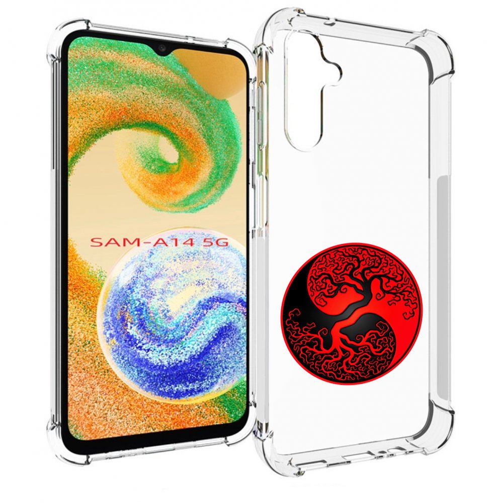 

Чехол MyPads инь янь дерево для Samsung Galaxy A14 5G, Прозрачный, Tocco