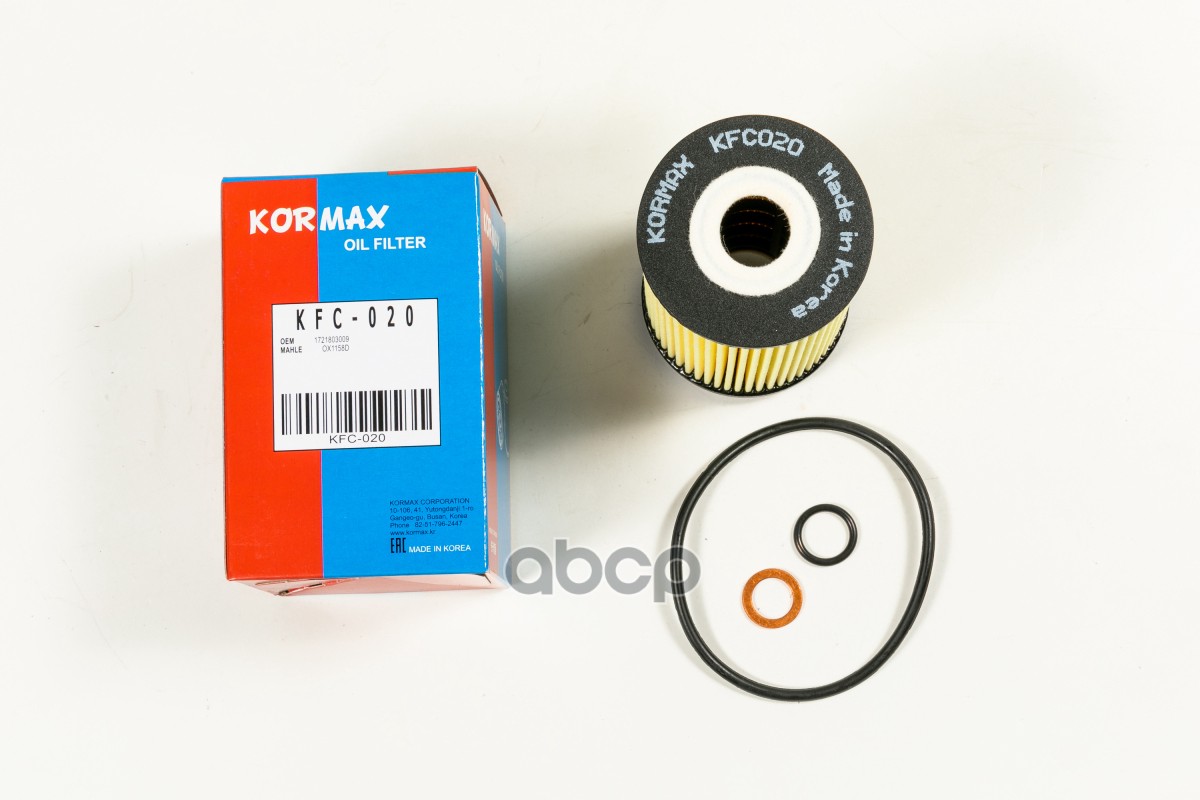 

Фильтр масляный (картридж) (MAHLE OX1158D)