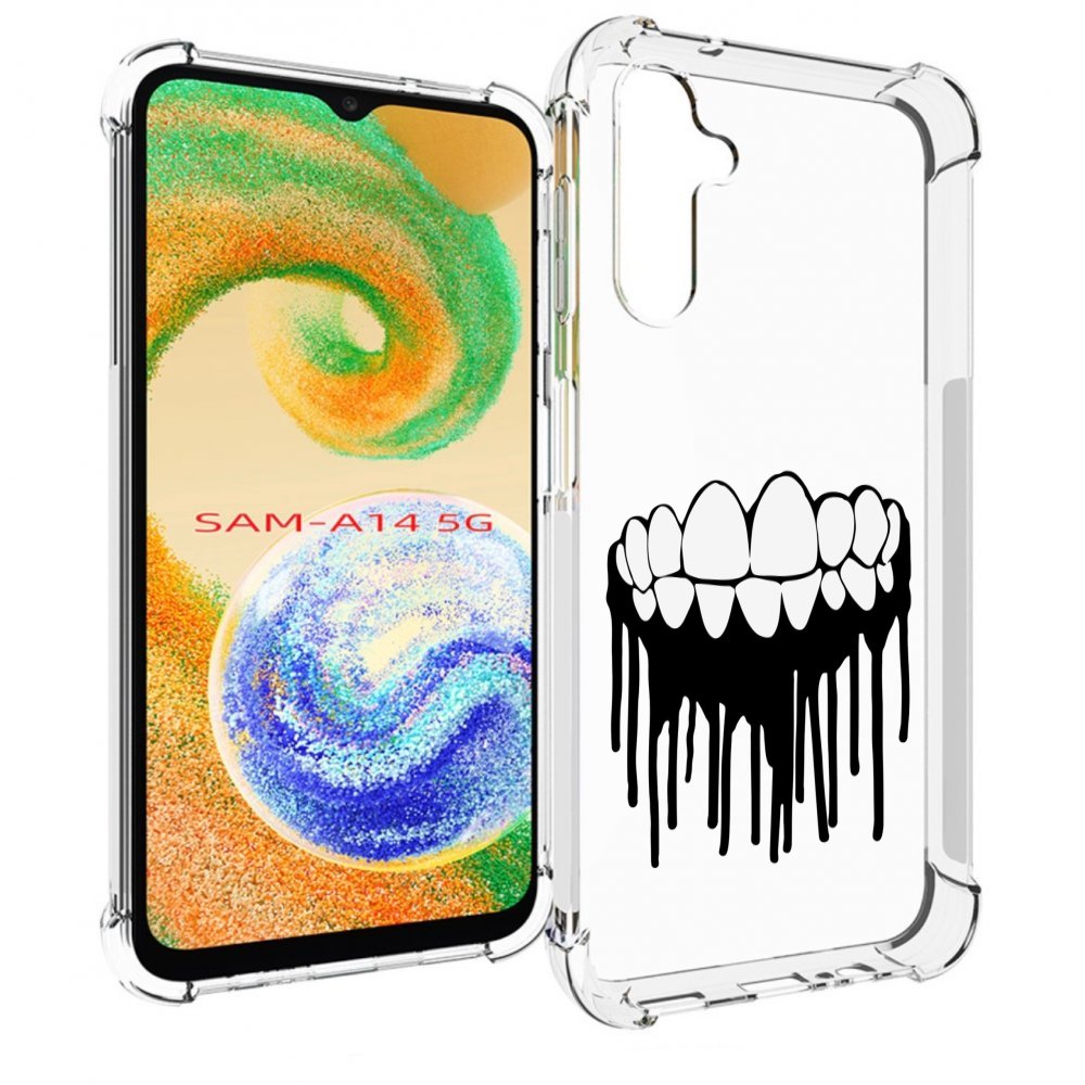 

Чехол MyPads зубы для Samsung Galaxy A14 5G, Прозрачный, Tocco