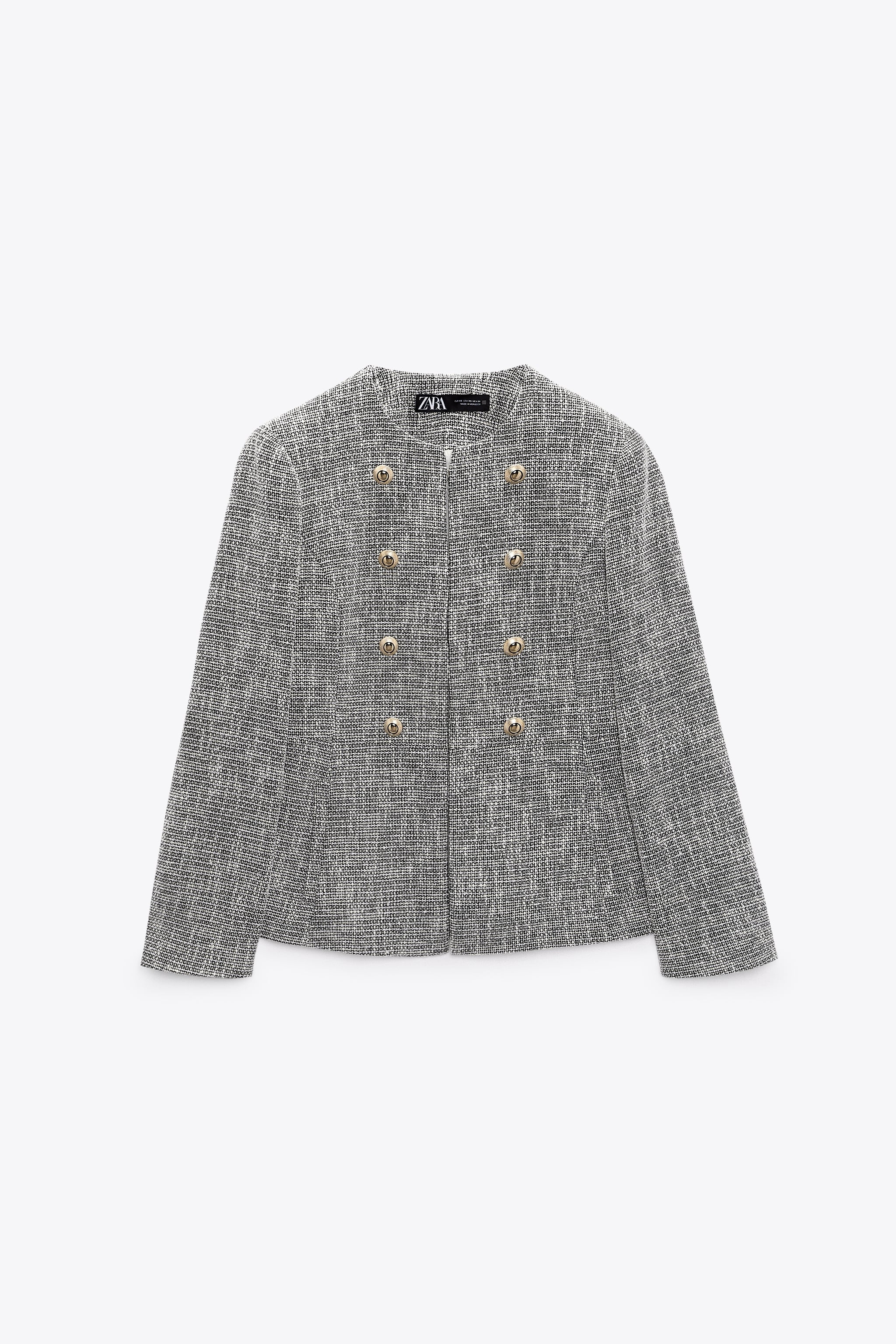 

Жакет женский ZARA 02229125 бежевый XS (доставка из-за рубежа), 02229125