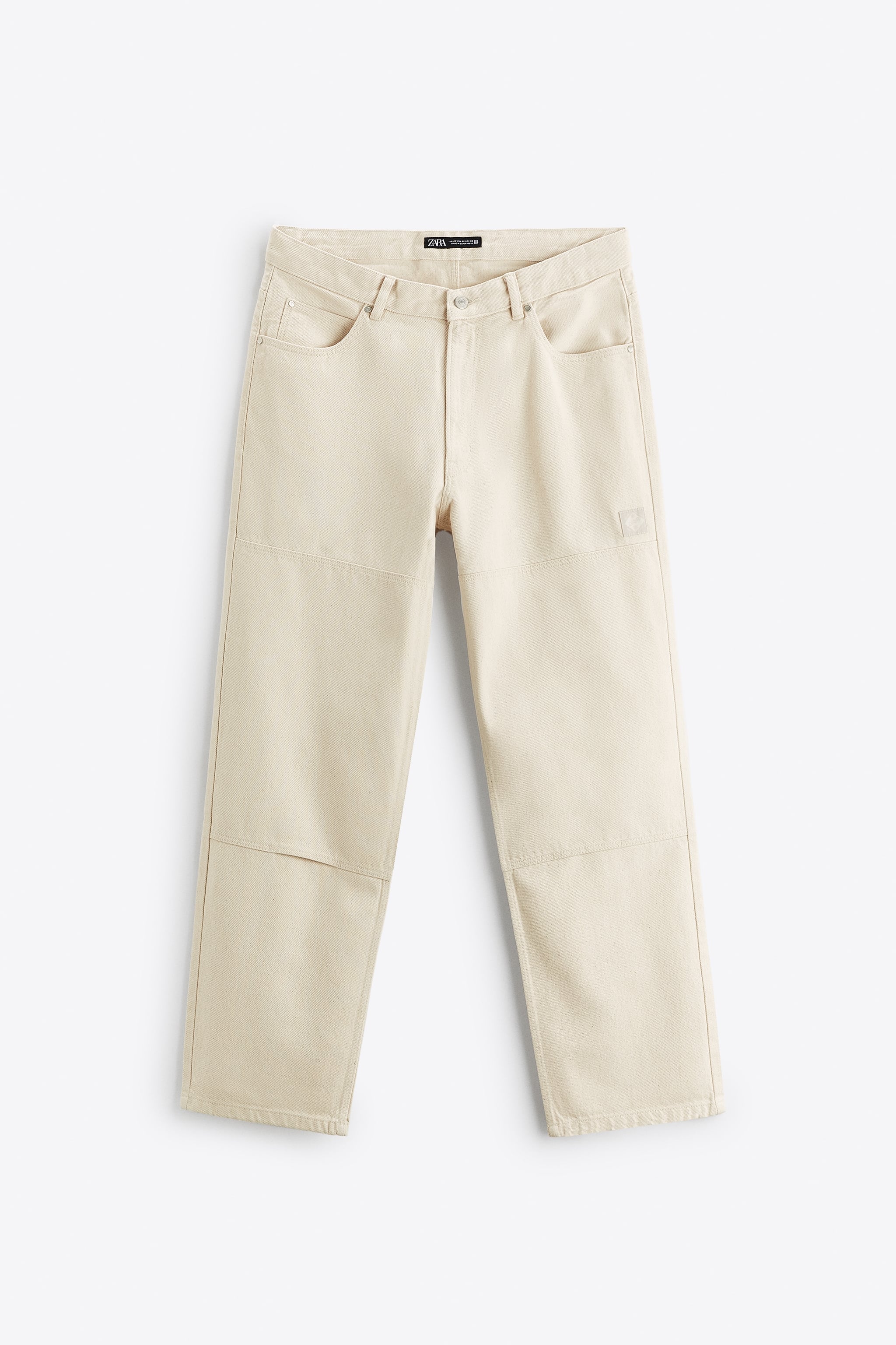 

Джинсы мужские ZARA 01538444 бежевые 38 RU (доставка из-за рубежа), 01538444