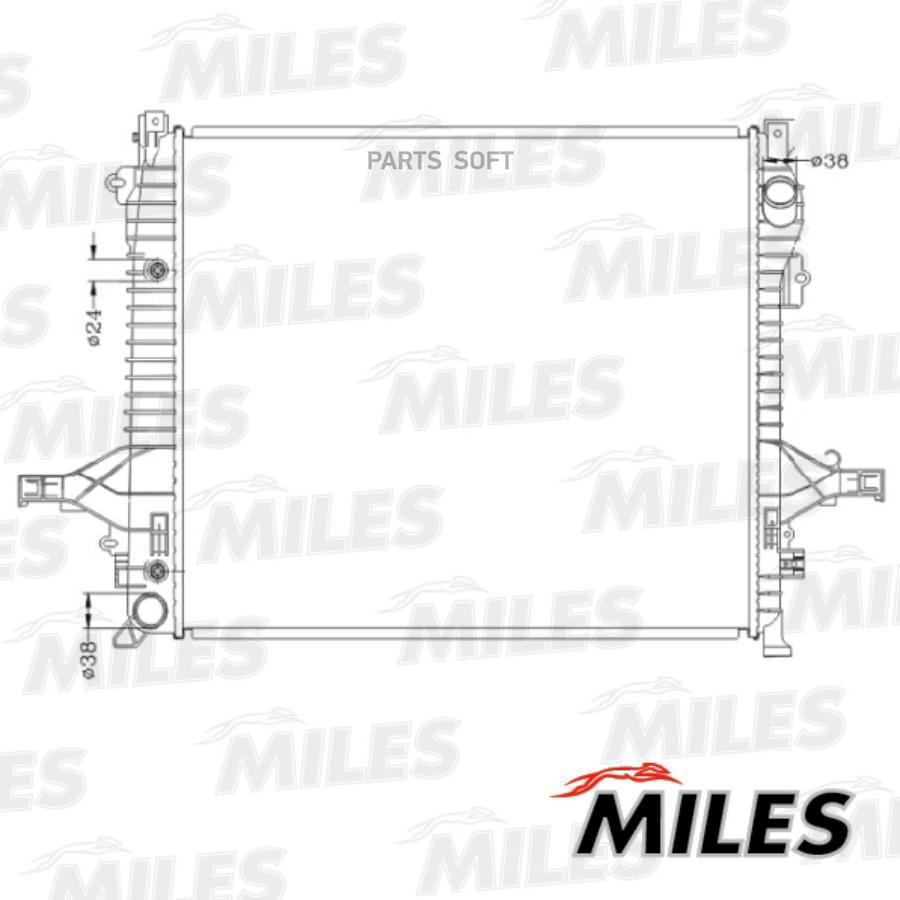 

MILES Радиатор MILES ACRB106 VOLVO XC90 2.5 3.2 02- 1шт