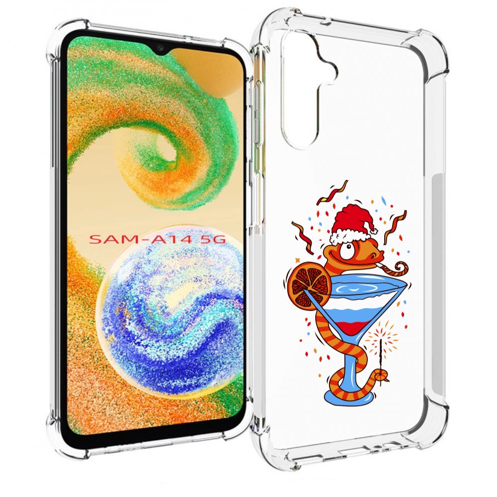 

Чехол MyPads змейка для Samsung Galaxy A14 5G, Прозрачный, Tocco