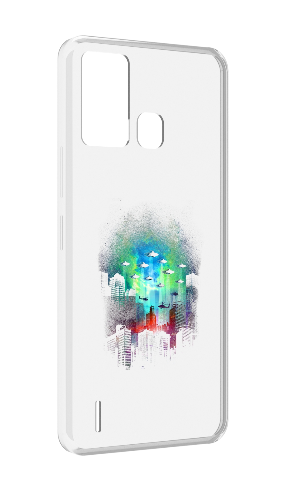 

Чехол MyPads город в свечении для ITEL S16 / ITEL Vision 1 Pro, Прозрачный, Tocco