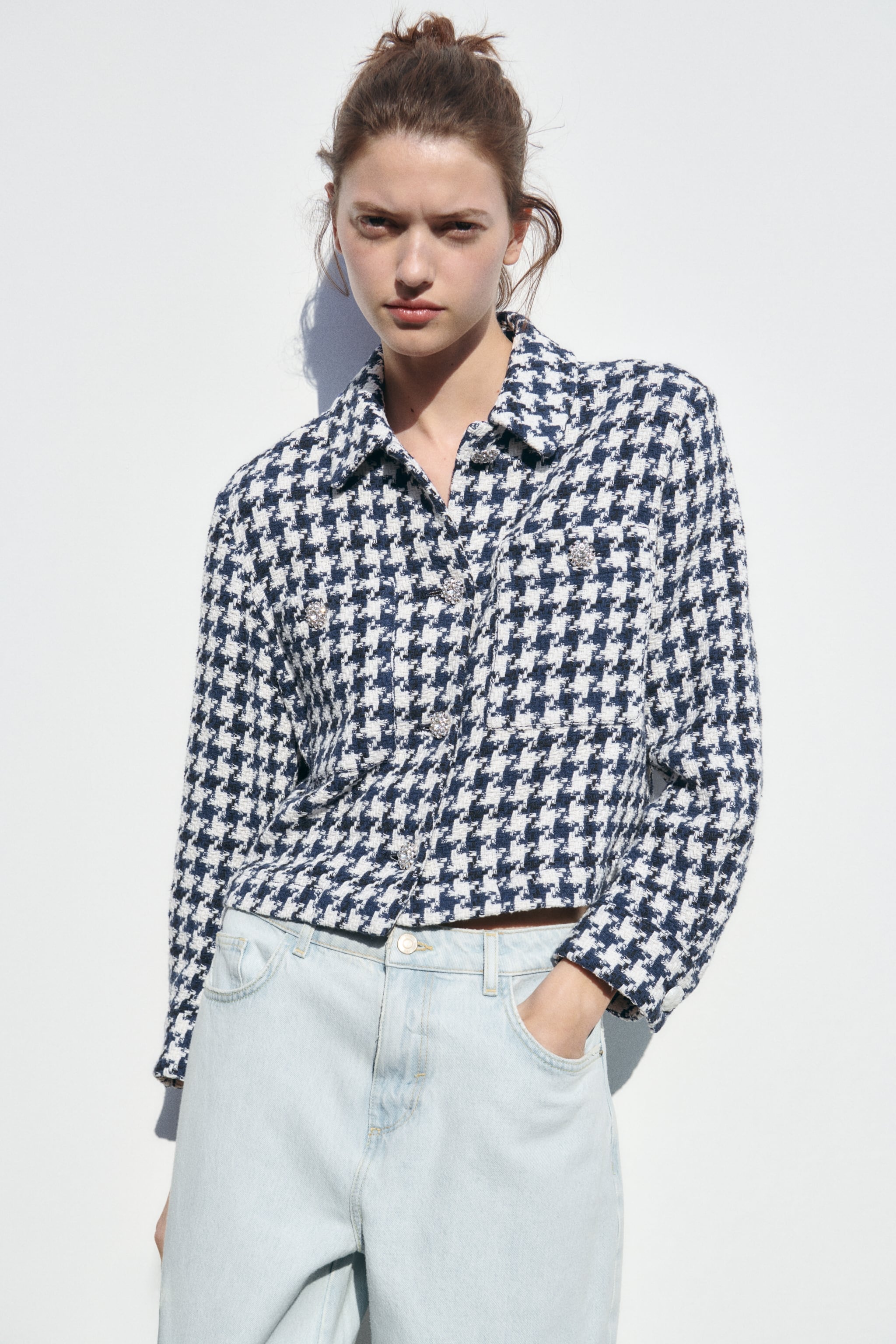 

Жакет женский ZARA 02722115 синий XS (доставка из-за рубежа), 02722115