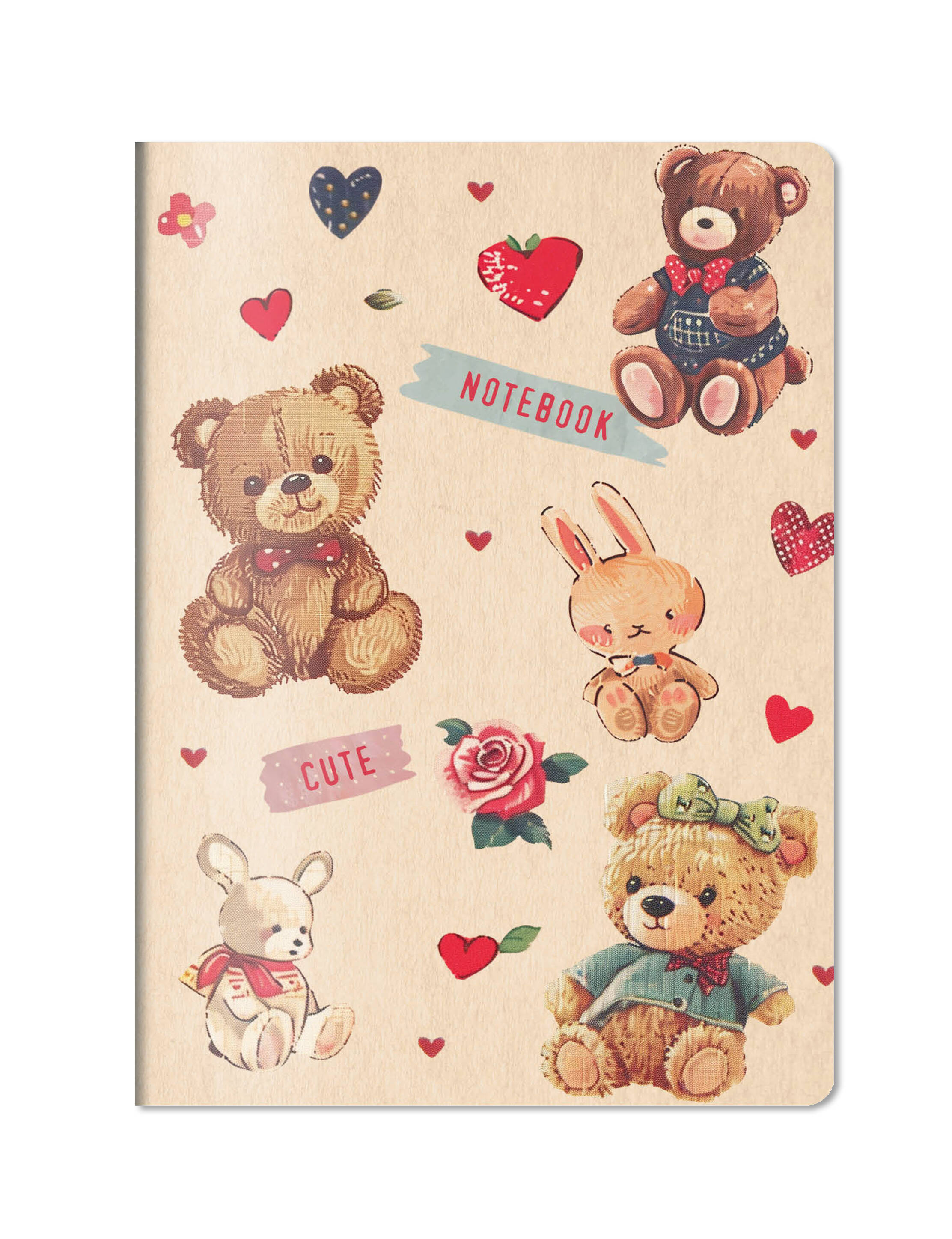 

Блокнот Эксмо Cute Bear Notebook А6, 32 листа, дизайнерская бумага